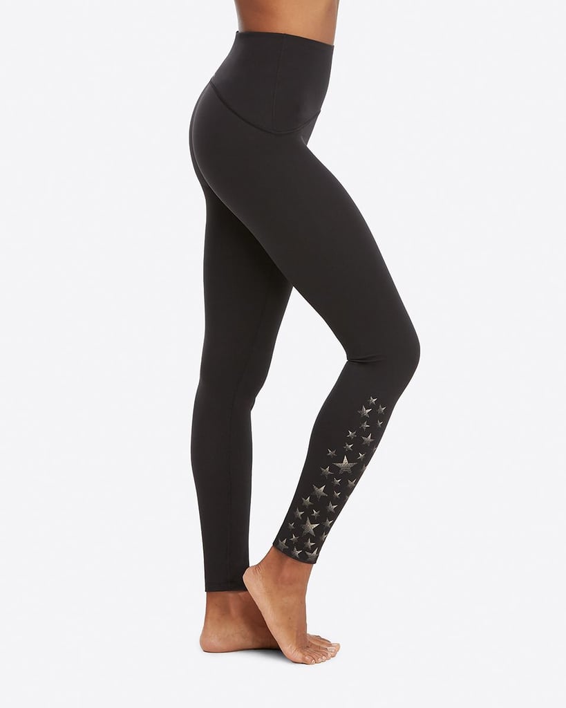 Booty Boost Active Printed Leggings, Metallic Star