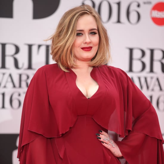 Adele at Brit Awards February 2016