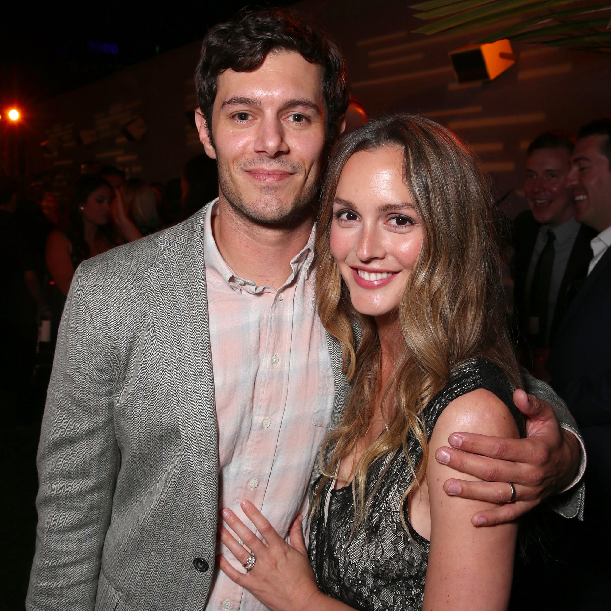 Happily married husband and 

wife couple: Adm Brody and Leighton 

Meester