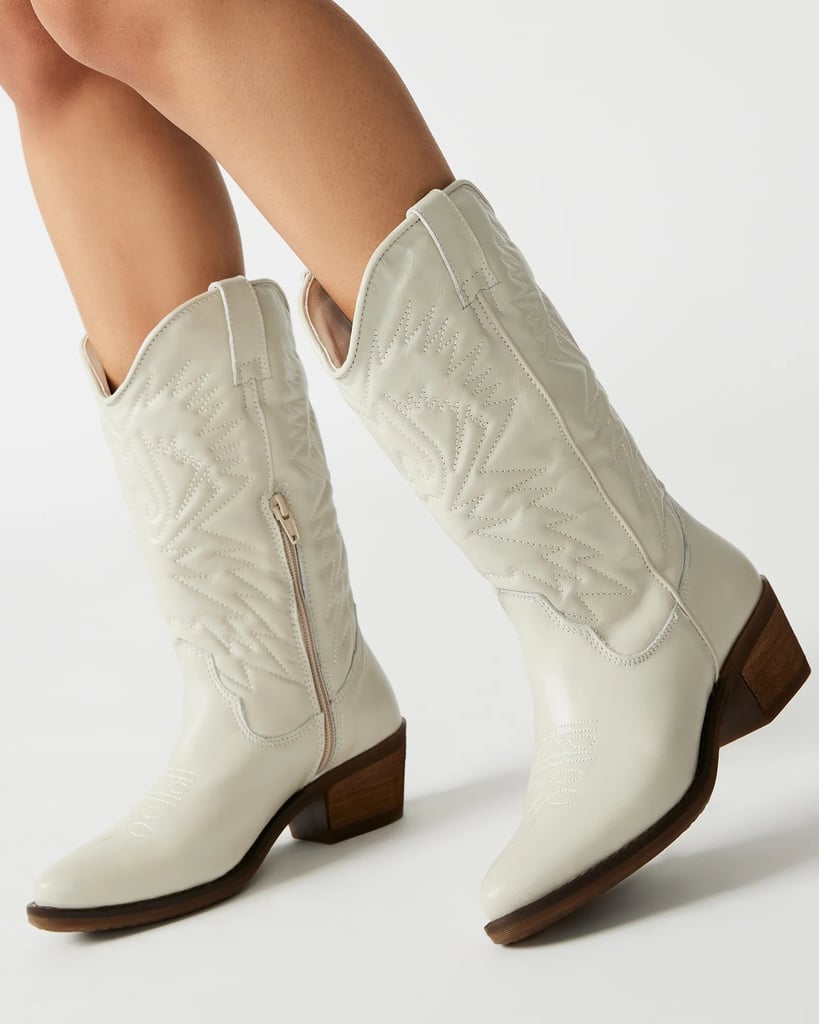 White Cowboy Boots: Steve Madden Hayward