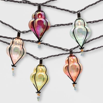 Incandescent Teardrop Outdoor String Lights