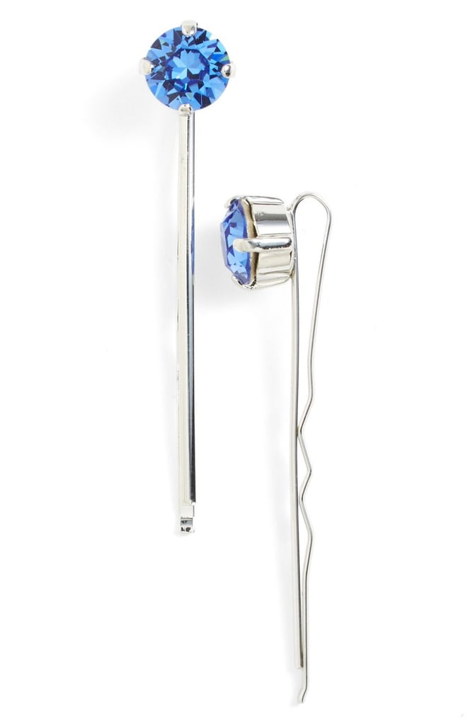 L. Erickson Little Gem Swarovski Crystal Bobby Pins ($28)