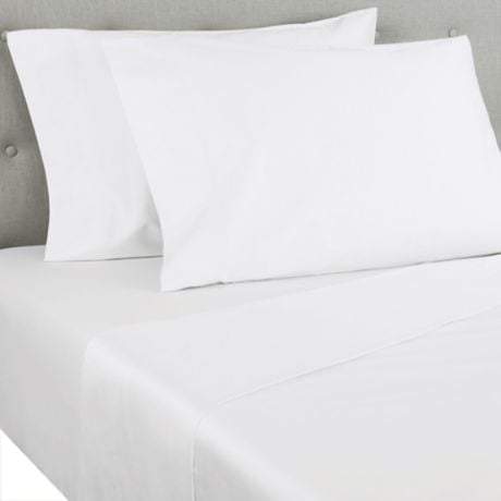 Nestwell Cotton Percale 400-Thread-Count Flat Sheet