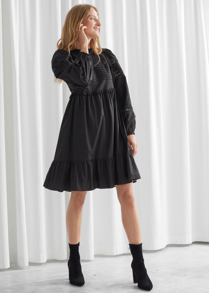 Tiered Mini Lace Dress