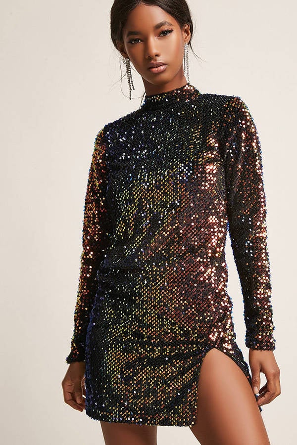 forever 21 rainbow sequin dress