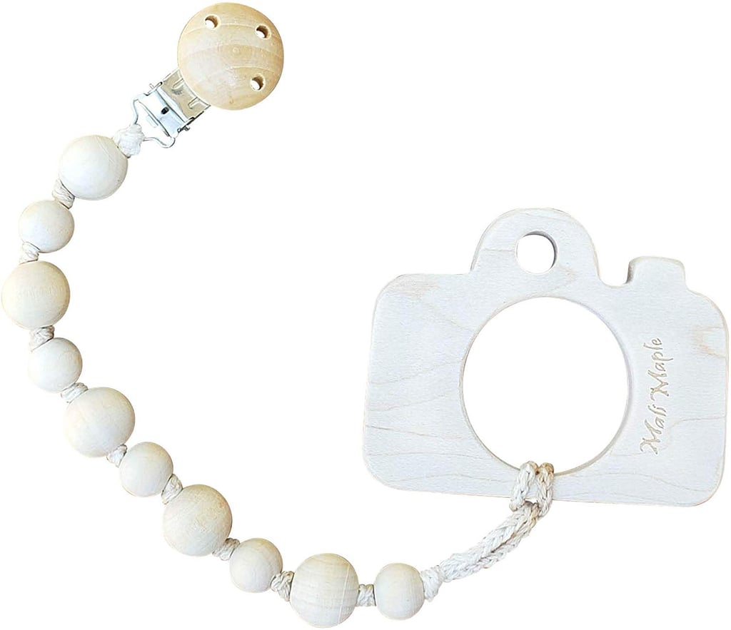 wooden camera teether