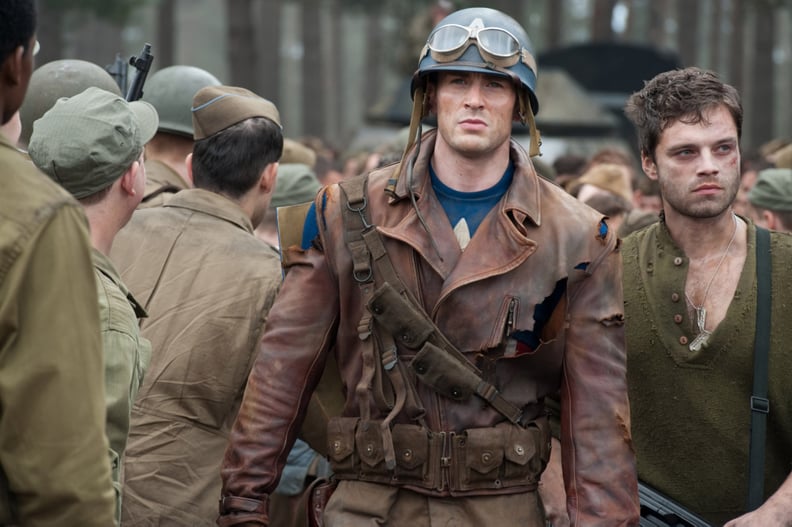 CAPTAIN AMERICA: THE FIRST AVENGER, from left: Chris Evans, Sebastian Stan, 2011. ph: Jay Maidment/Paramount Pictures/courtesy Everett Collection