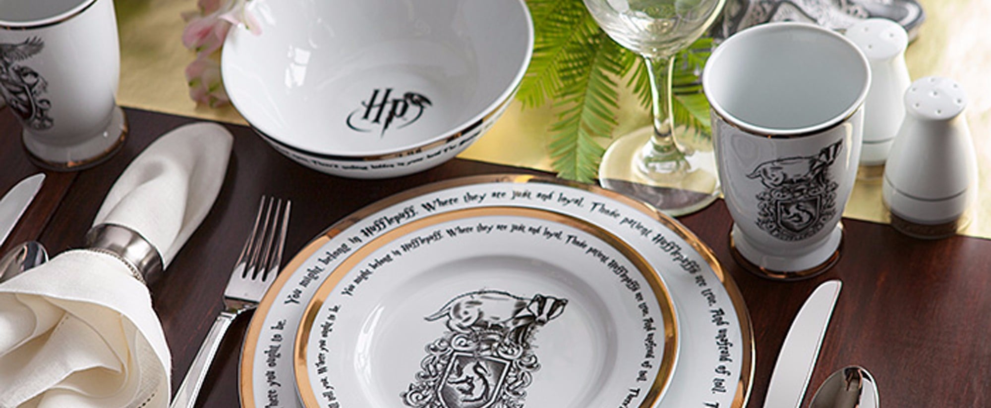 Harry potter clearance dinner set
