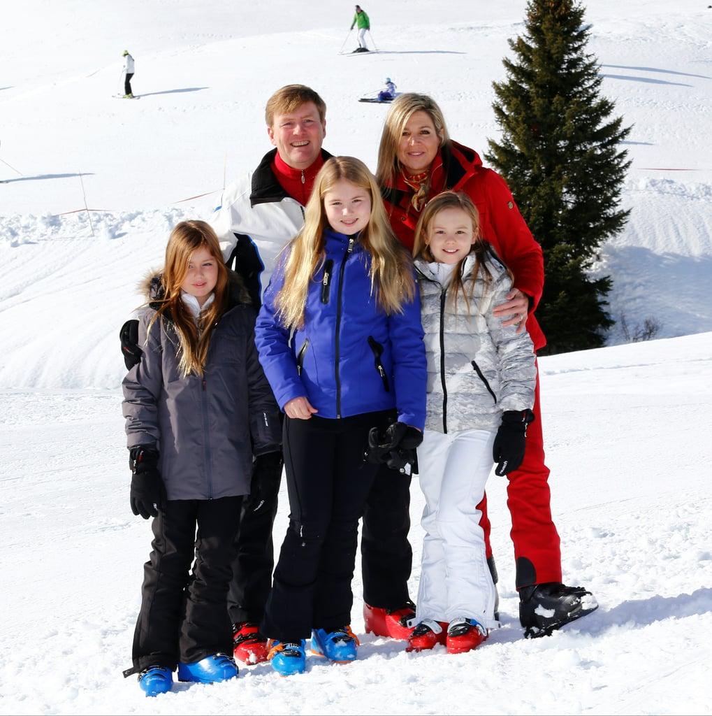 Queen Maxima and Dutch Royal Family Winter Portraits 2016