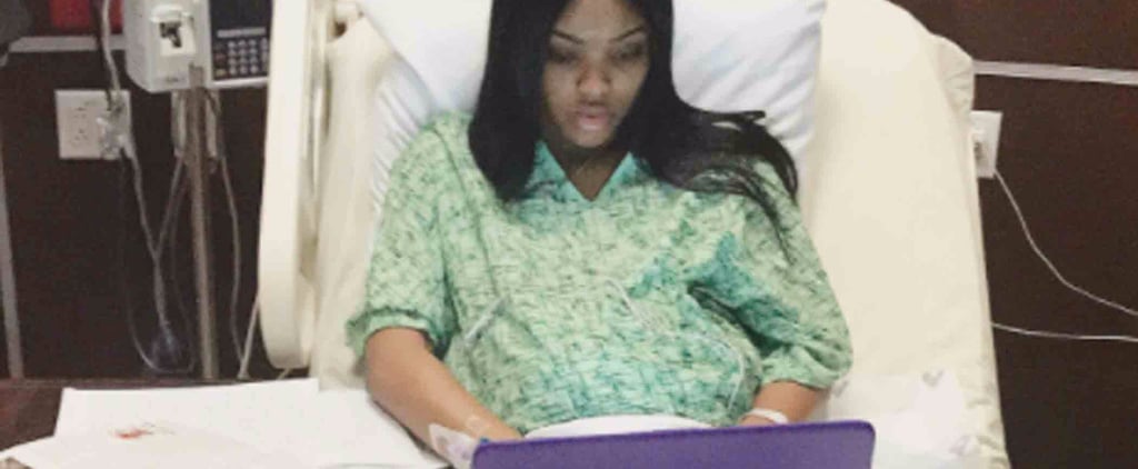 Mom Finishes Finals While in Labor