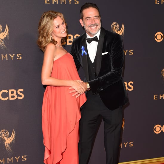 Jeffrey Dean Morgan and Hilarie Burton at the 2017 Emmys