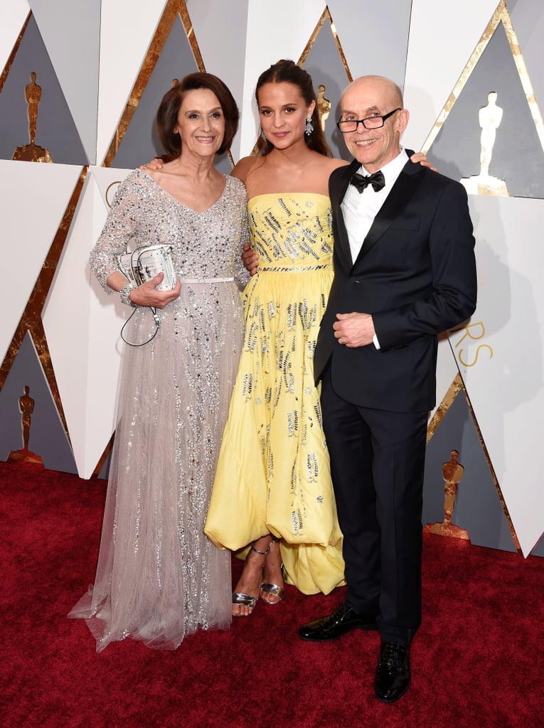 Alicia Vikander at the Oscars Red Carpet 2016