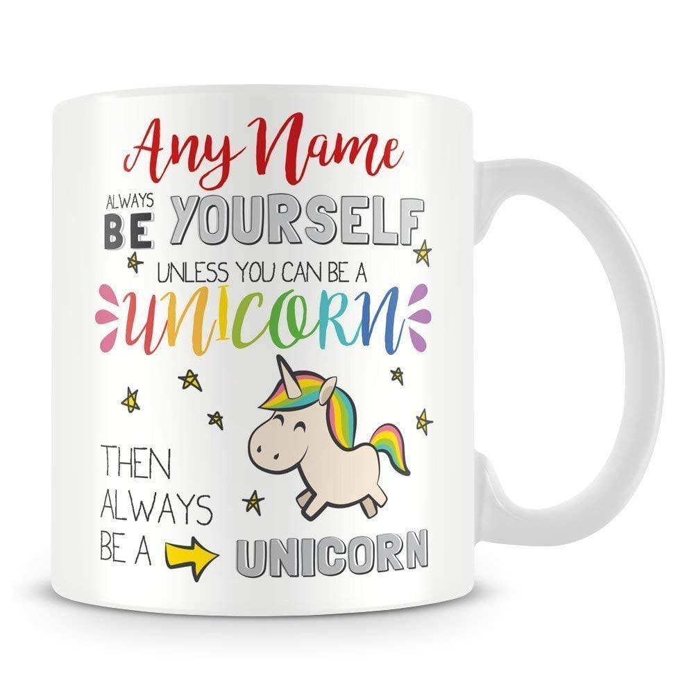 Personalised Unicorn Mug