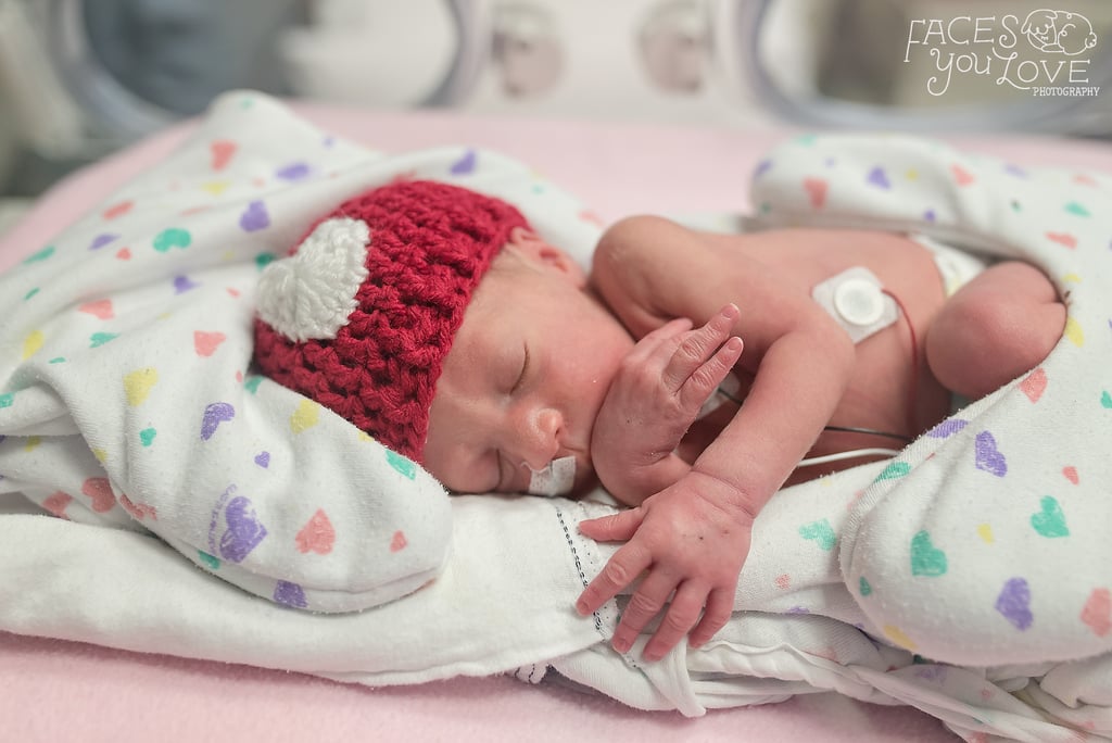 NICU Babies Dressed as Valentines 2017