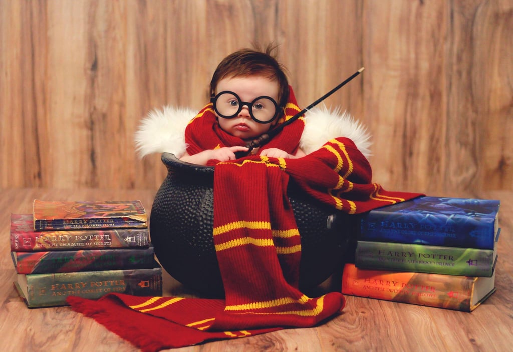 Newborn Harry Potter Baby Photo Shoot