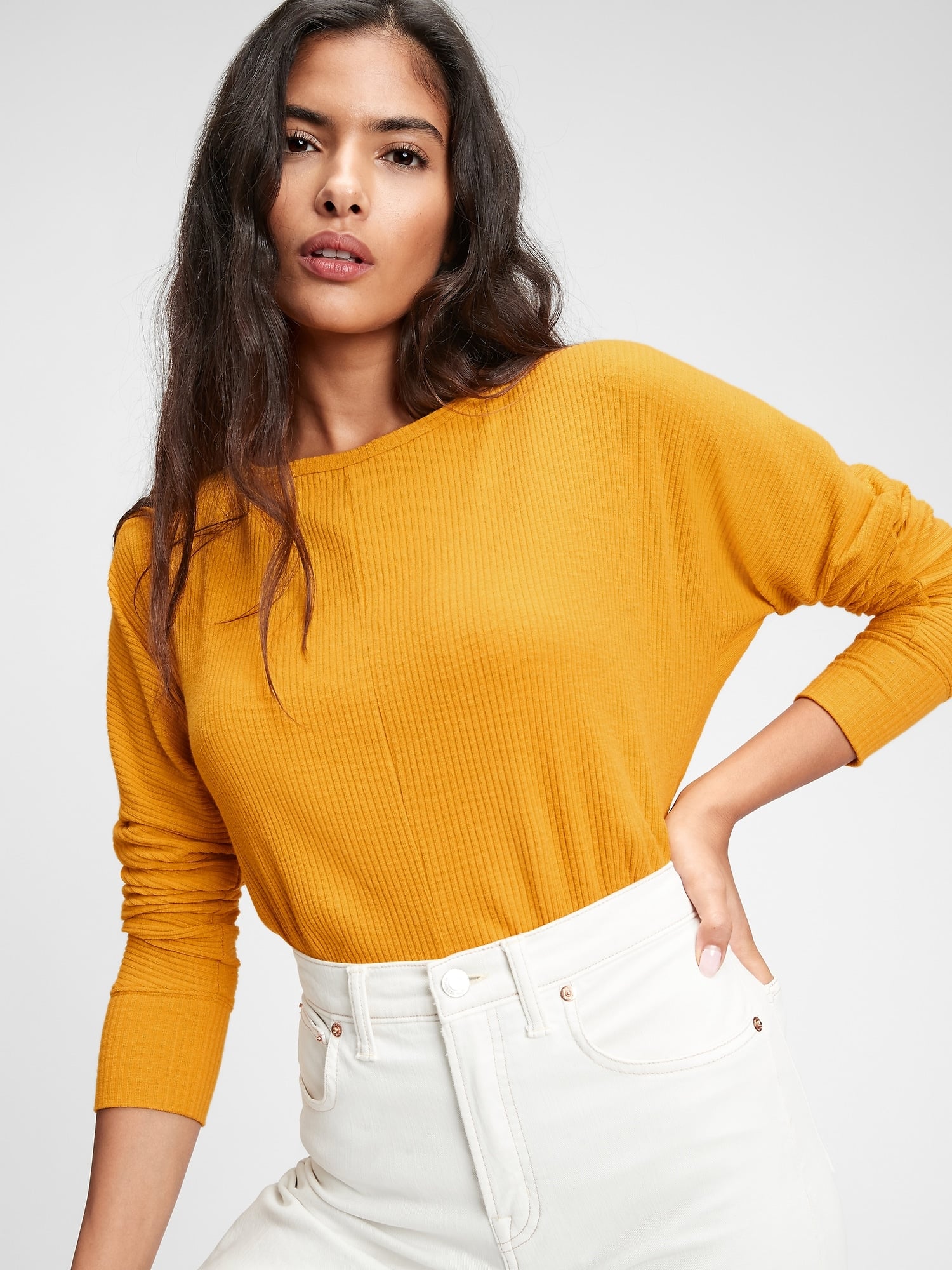 Gap Slub Dolman Ribbed T-Shirt | Get an 