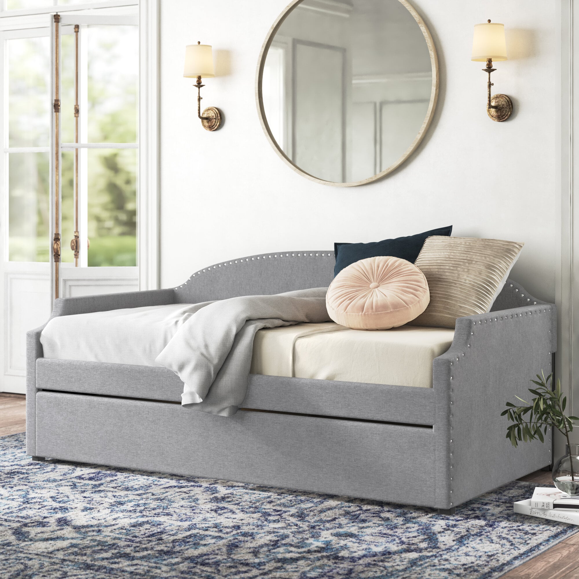 Lorra upholstered store daybed with trundle