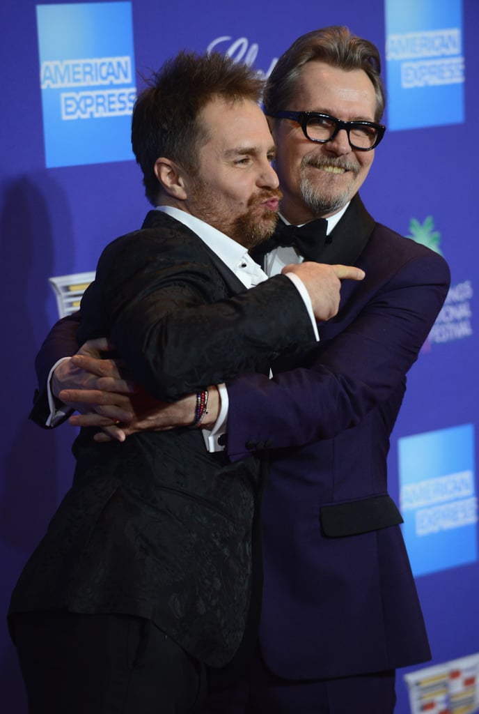 Pictured: Sam Rockwell and Gary Oldman