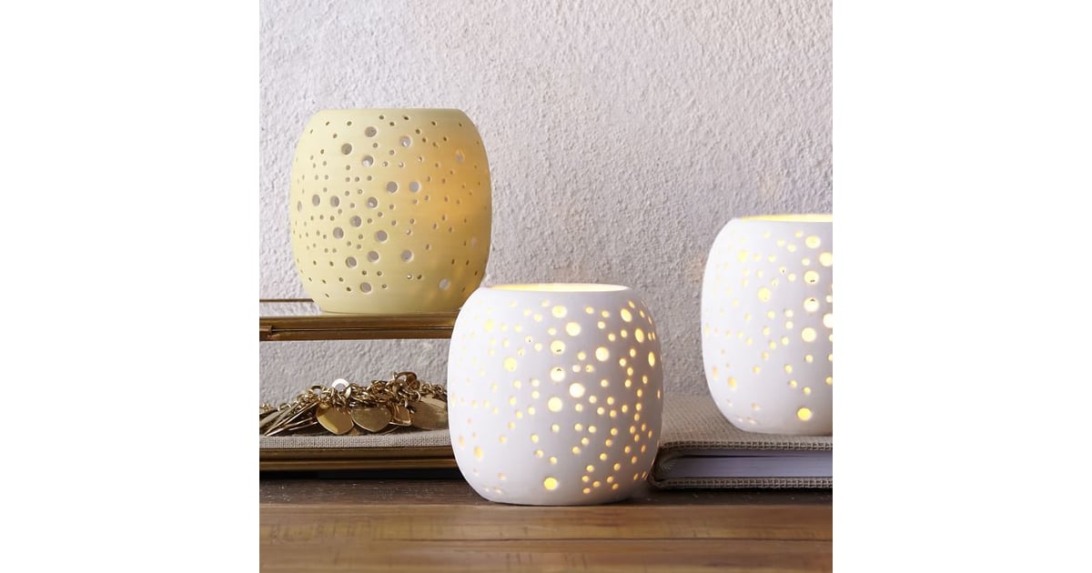 west elm Pierced Porcelain Tealights — Constellation | The Best Home ...
