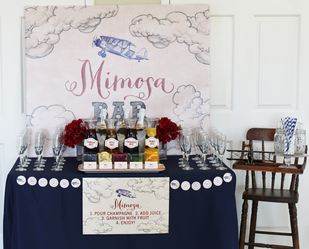 Vintage Airplane Baby Shower