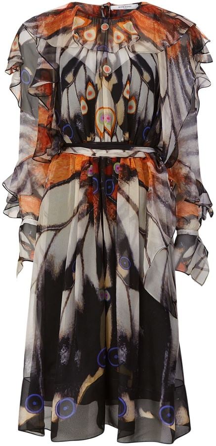 Givenchy Butterfly Print Dress