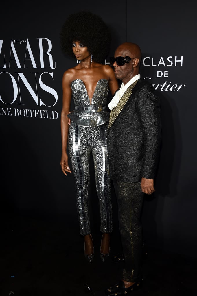 Maria Borges and Dapper Dan at the Harper's Bazaar ICONS Party