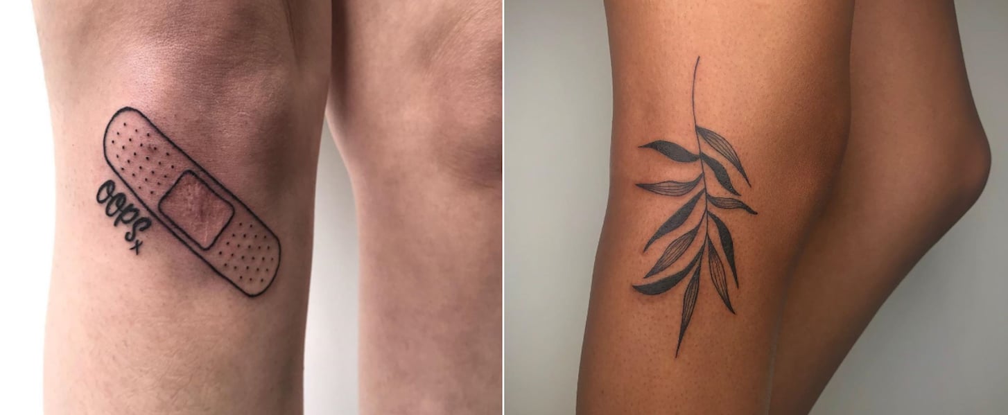 20 Knee Tattoos That are Totally Worth the Pain  CafeMomcom