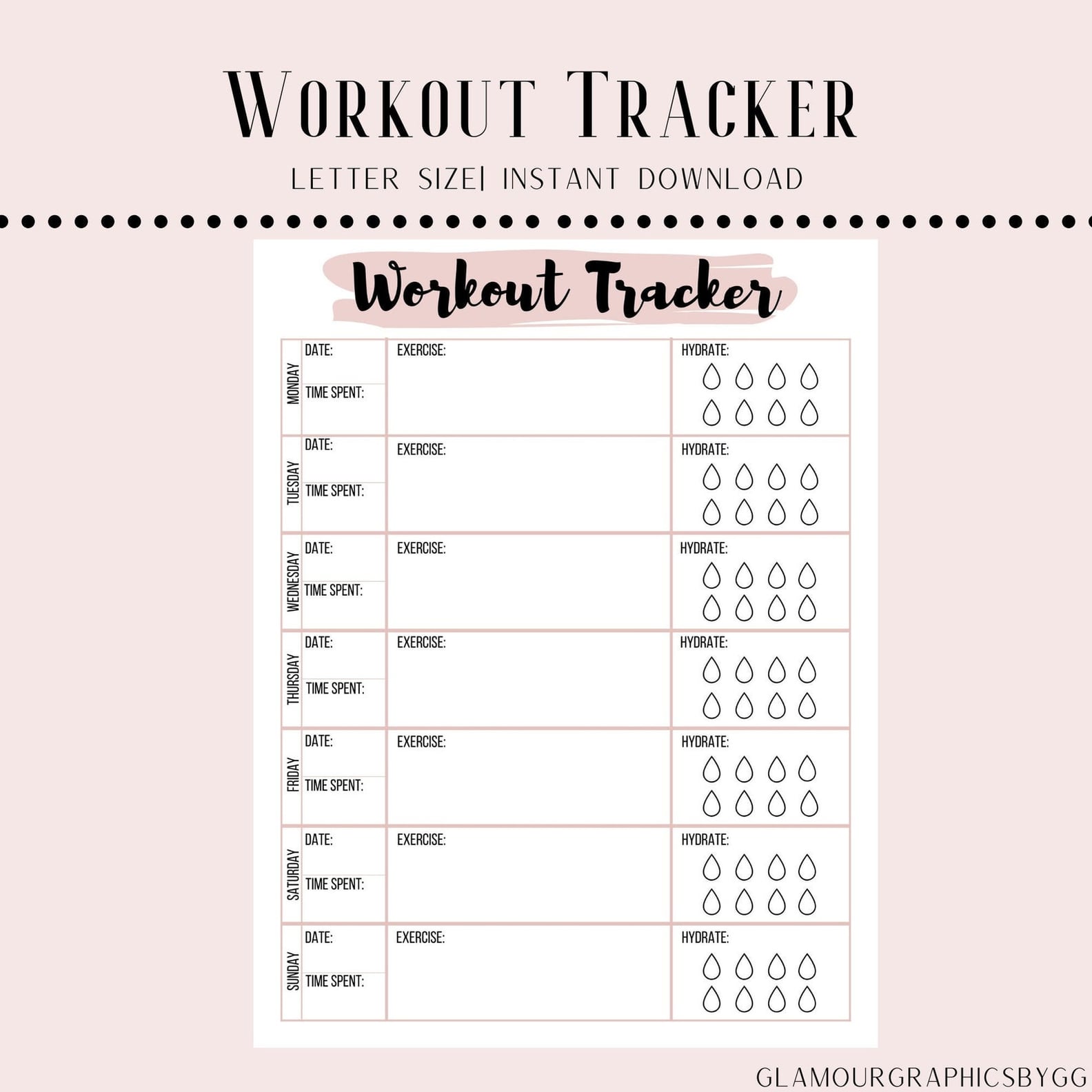 10 Printable Workout Calendars to Help You Crush Your Goals PS Fitness
