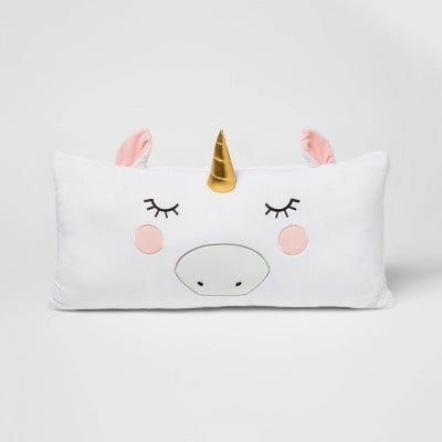 Pillowfort Unicorn Body Pillow White