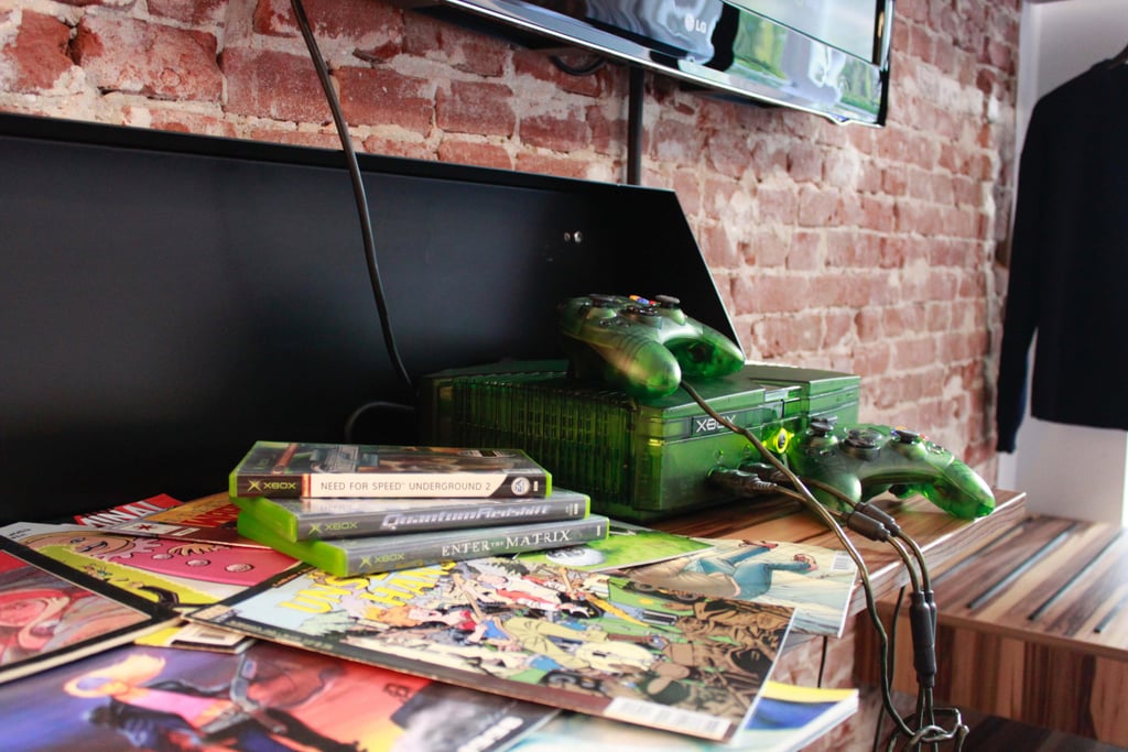 You'll find comic books and relics from the past — like a limited-edition XBOX!