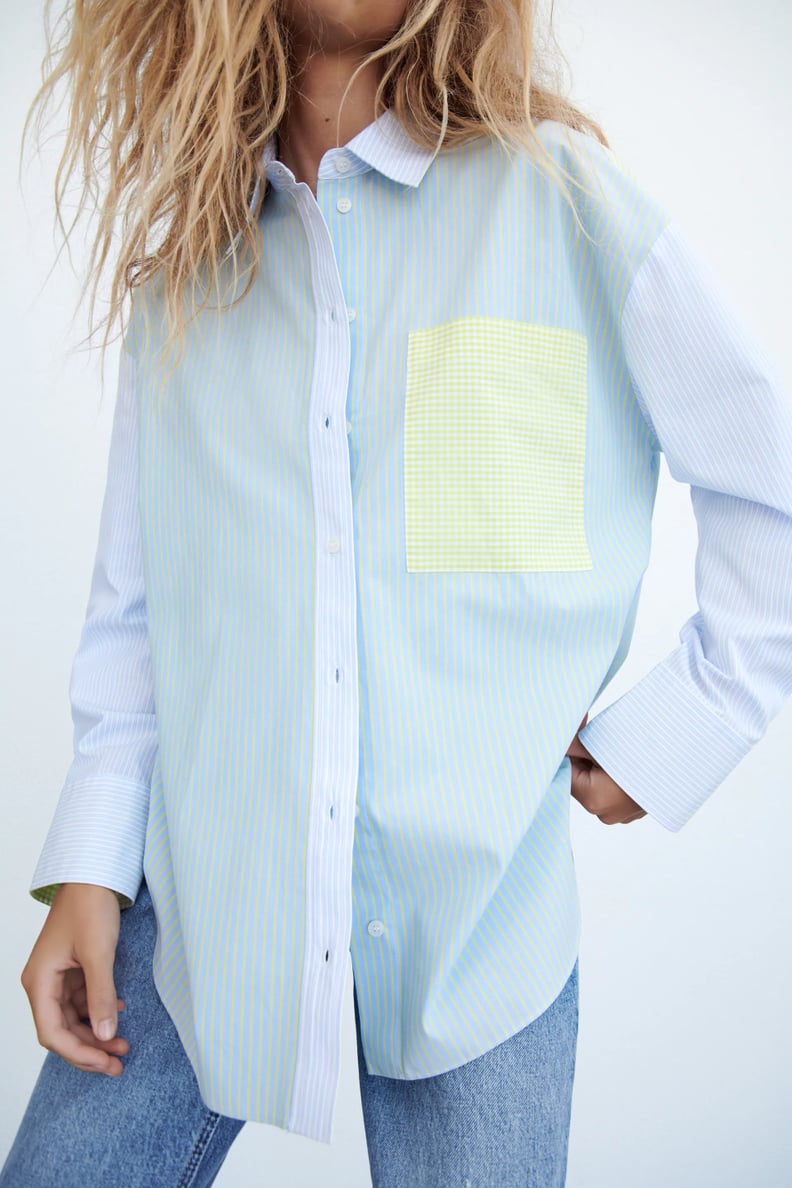 The Work Wardrobe Essential: Zara Striped Poplin Shirt