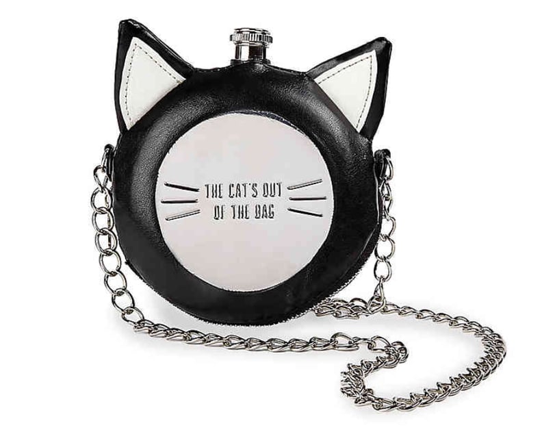 The Crazy Cat Round Flask