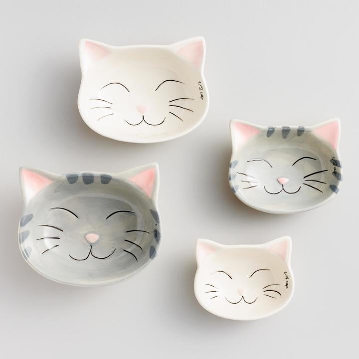 Cat Ceramic Measuring Cups 13 Gifts For Cat Owners Under 25