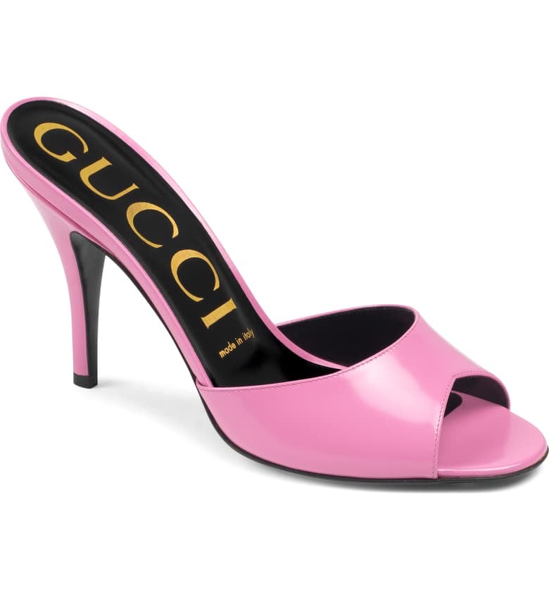 Gucci Scarlet Slip-On Sandals