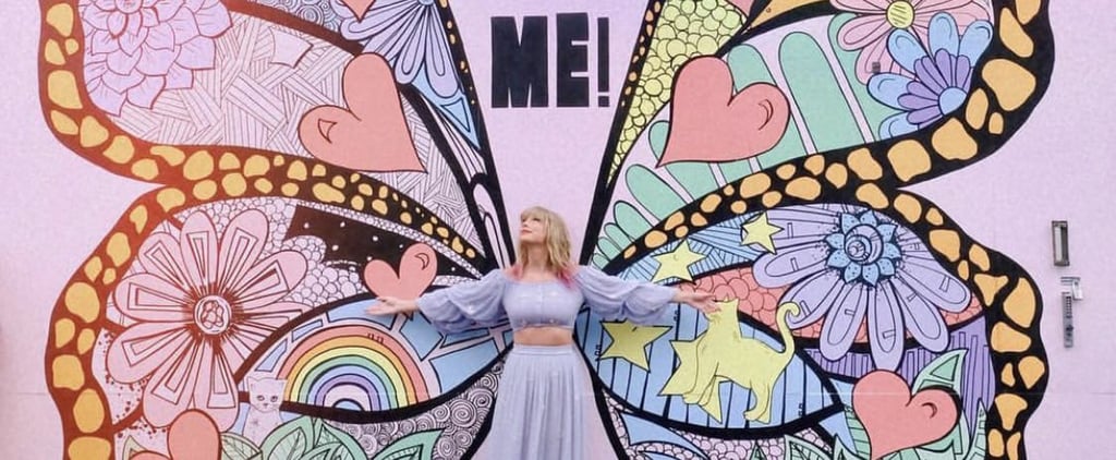 Taylor Swift Butterfly Wall Mural in Nashville 2019 Pictures