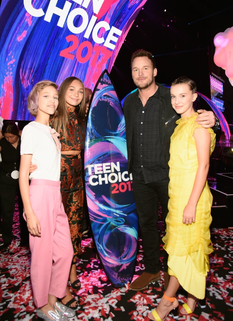 Chris Pratt at the 2017 Teen Choice Awards
