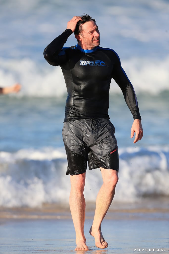 Hugh Jackman Surfing in Australia | Pictures
