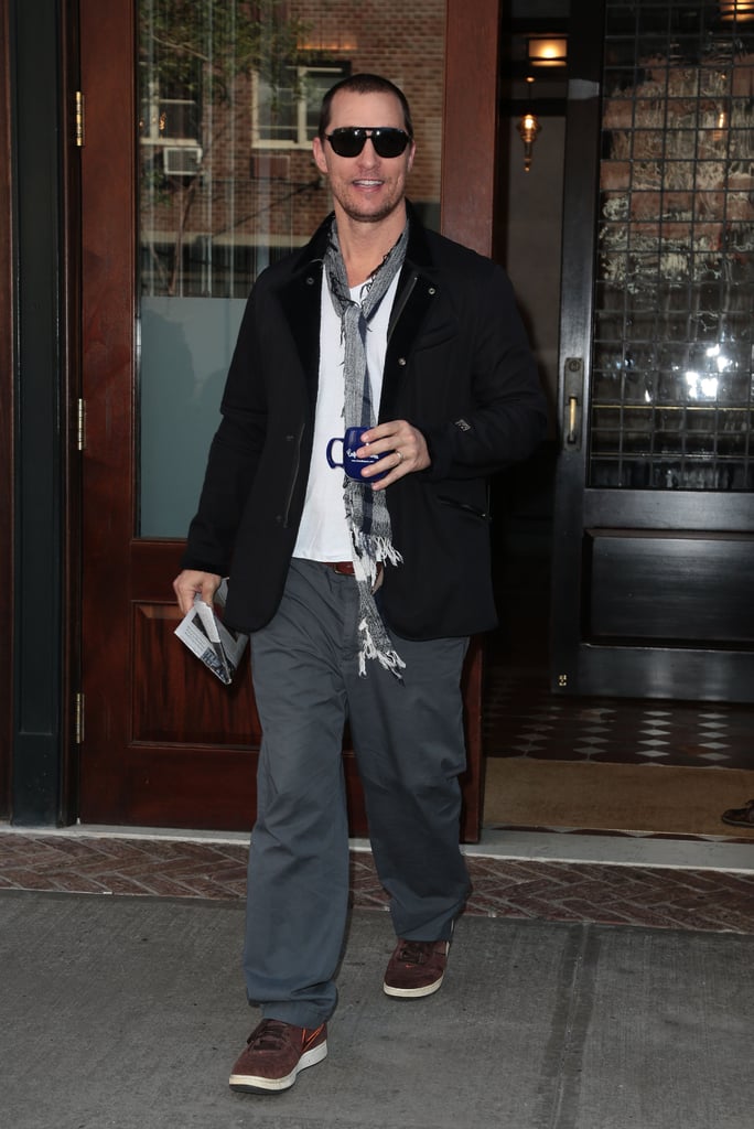 Matthew McConaughey and Camila Alves in NYC November 2015