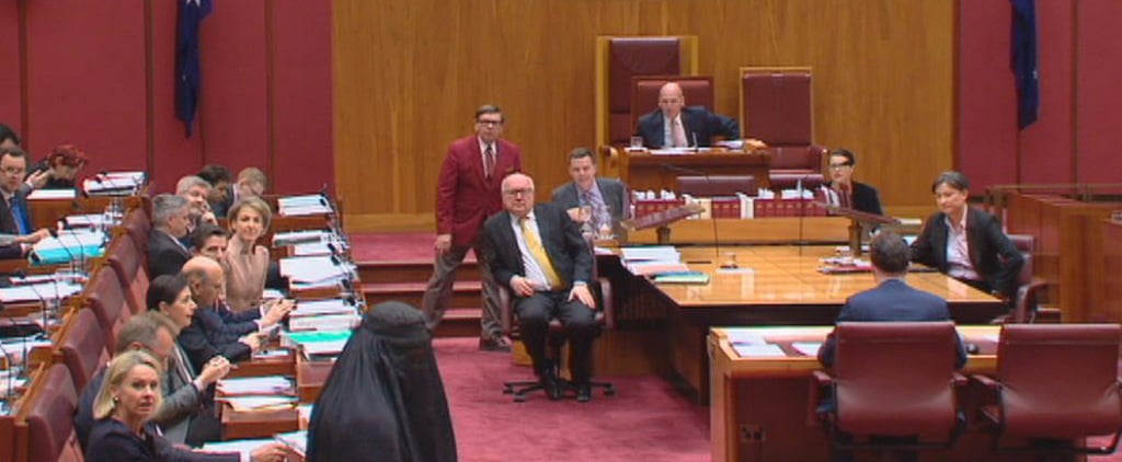 Australian Senator Pauline Hanson Wears Burqa