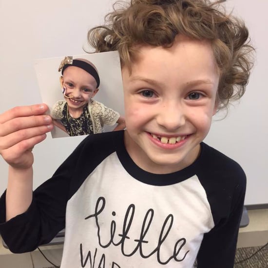 Girl With Cancer's First and Last Day of School Photo