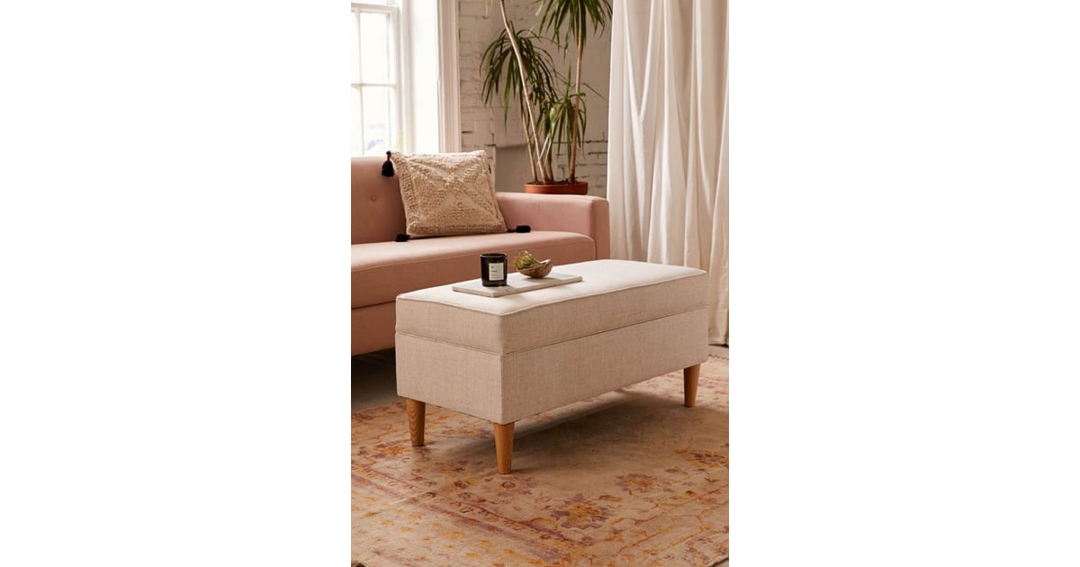 Raquel Linen Storage Ottoman Best Furniture 2020 POPSUGAR Home Photo 29