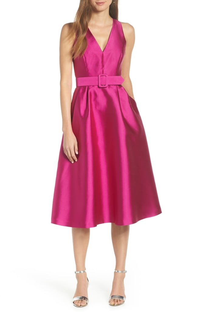 1901 Belted Fit & Flare Dress