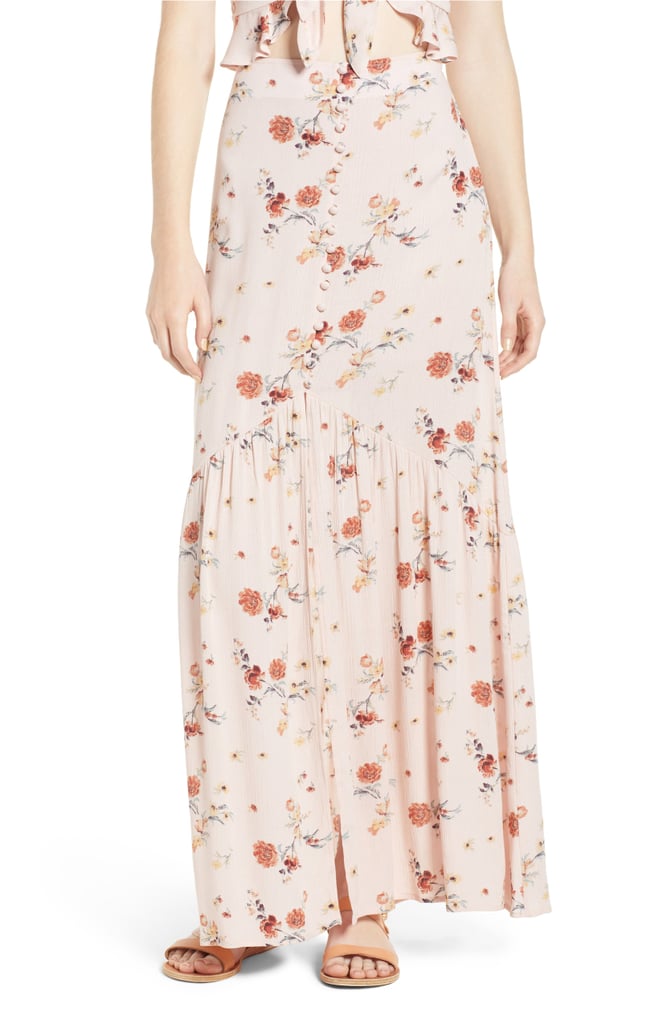 Lost + Wander  Rosa Floral Maxi Skirt