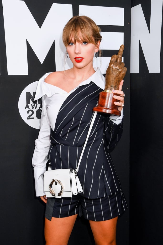 Taylor Swift at the NME Awards in Brixton 2020