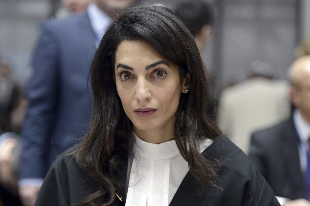 Amal Clooney in Court in Strasbourg January 2015