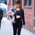 Chrissy Teigen Wore Nothing but Leggings and a Moto Jacket to the Playground — and, Yes, She's Pregnant