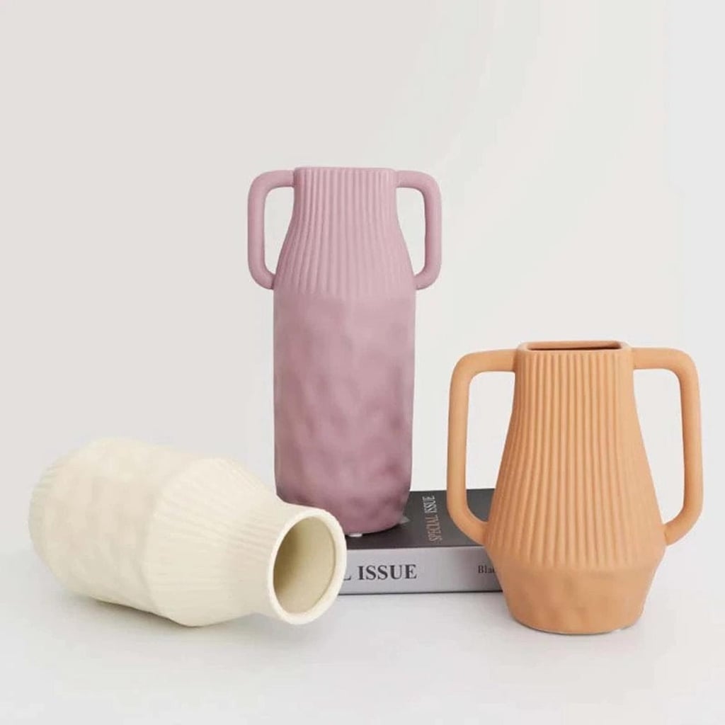 Matte Colored Ceramic Flower Vases