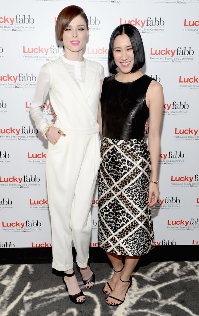 Coco Rocha and Eva Chen