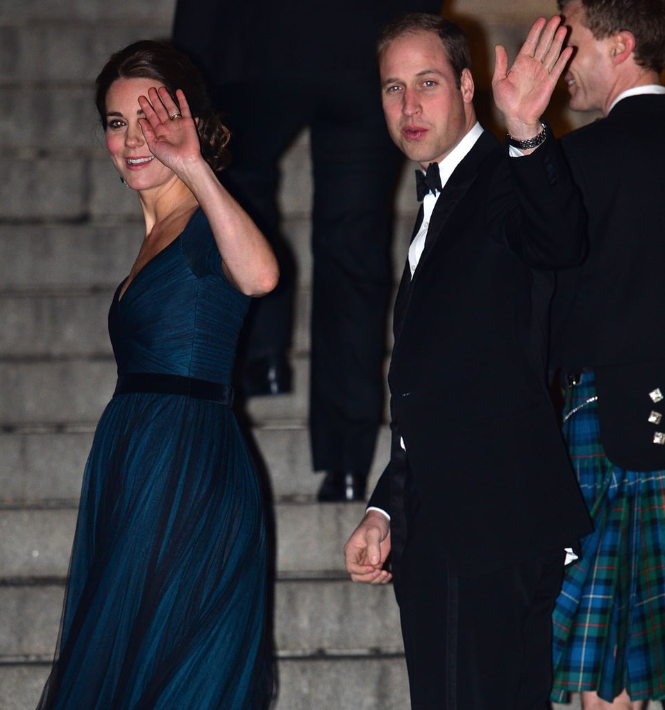 Kate Middleton and Prince William at St. Andrews Dinner 2014
