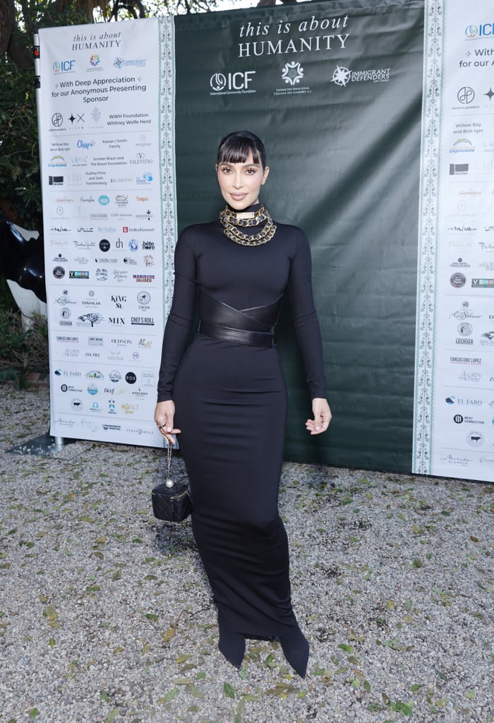 Kim Kardashian's Blunt Bangs